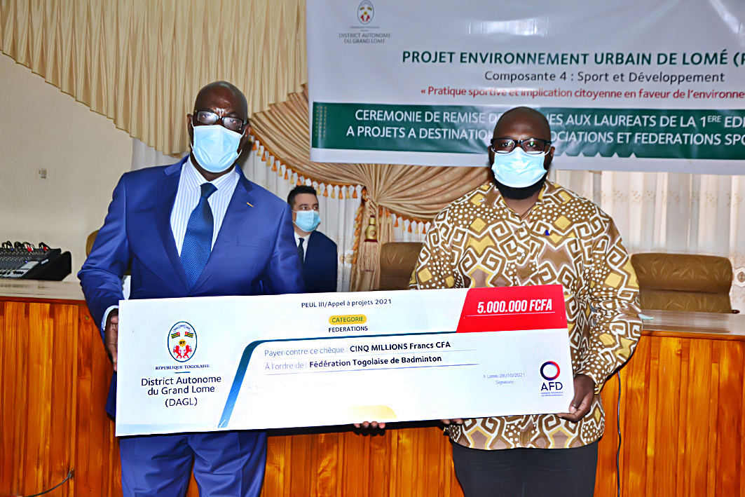 PEUL III : 35 millions pour appuyer 13 fédérations et associations sportives du grand Lomé